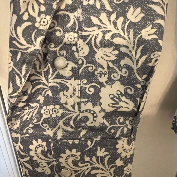 Dan John ๐ฎ๐น All Over Liberty Print shirt - Size M / 41EU snap buttons - Picture 6 of 8